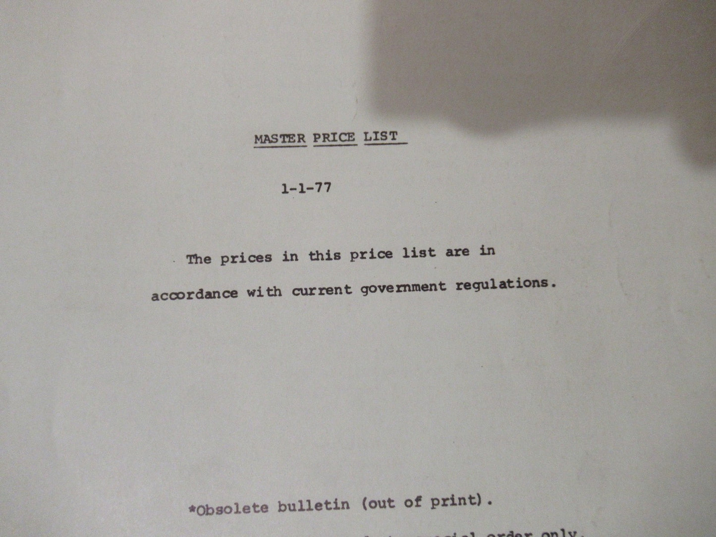 GAERTNER 1977 CATALOG PRICE LIST BROCHURES MICROSCOPE PART AS PICTURED Biblio