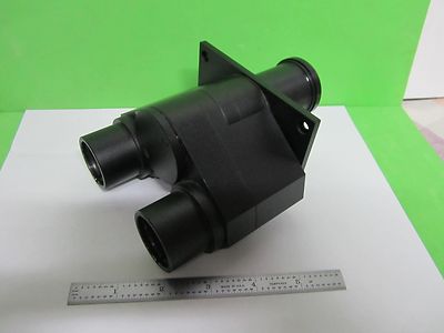 MICROSCOPE PART POLYVAR REICHERT LEICA HEAD OPTICS BINOCULAR AS IS BIN#S5-03