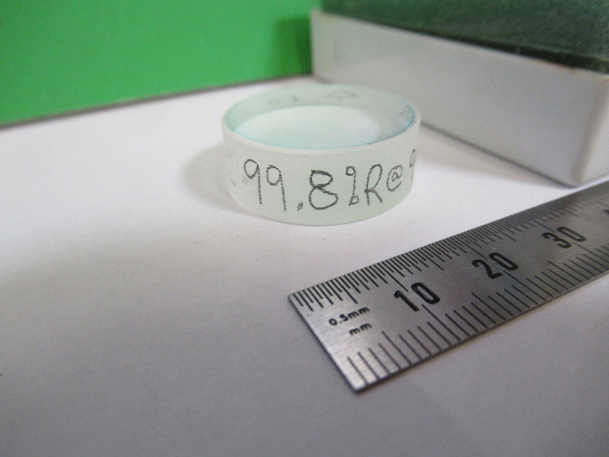 OPTICAL ex-NASA COATED LENS INFRARED LASER OPTICS AS PICTURED Q7-A-59