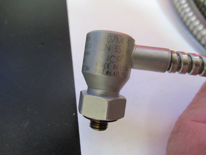 ACCELEROMETER PCB PIEZOTRONICS 607M03 ICP SWIVELER VIBRATION CALIBRATION 6V-FT65
