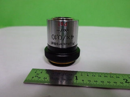 MIKROSKOPTEIL ZEISS DEUTSCHLAND POLMI-OBJEKTIV 4X POL-OPTIK WIE BESEHEN #AQ-03