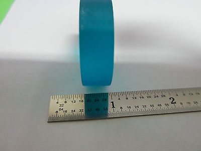OPTICAL BLUE THICK FILTER MIL SPEC LASER OPTICS AS IS BIN#32-03