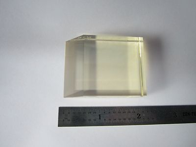 OPTICAL ZERODUR WEDGE ZYGO PROFILOMETER LASER OPTICS BIN#35-13
