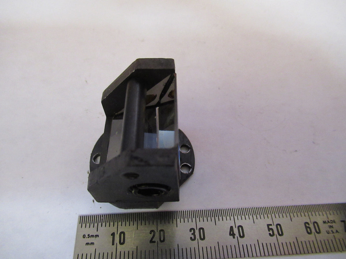 ANTIQUE BAUSCH LOMB PRISM HEAD OPTICS MICROSCOPE PART AS PICTURED 72-C-19