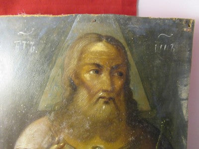 Orthodox Church Religious Painting Russia in Wood Panel Seraphim