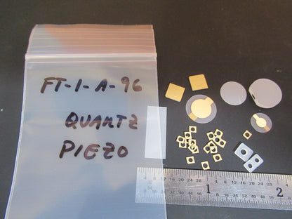 LOT ASSORTED PIEZO QUARTZ PIEZOELECTRIC BLANKS ULTRASONIC SENSOR &FT-1-A-96