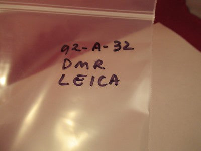 Lot Screws + Plastic Caps Dmrb Leica Germany Microscope Part