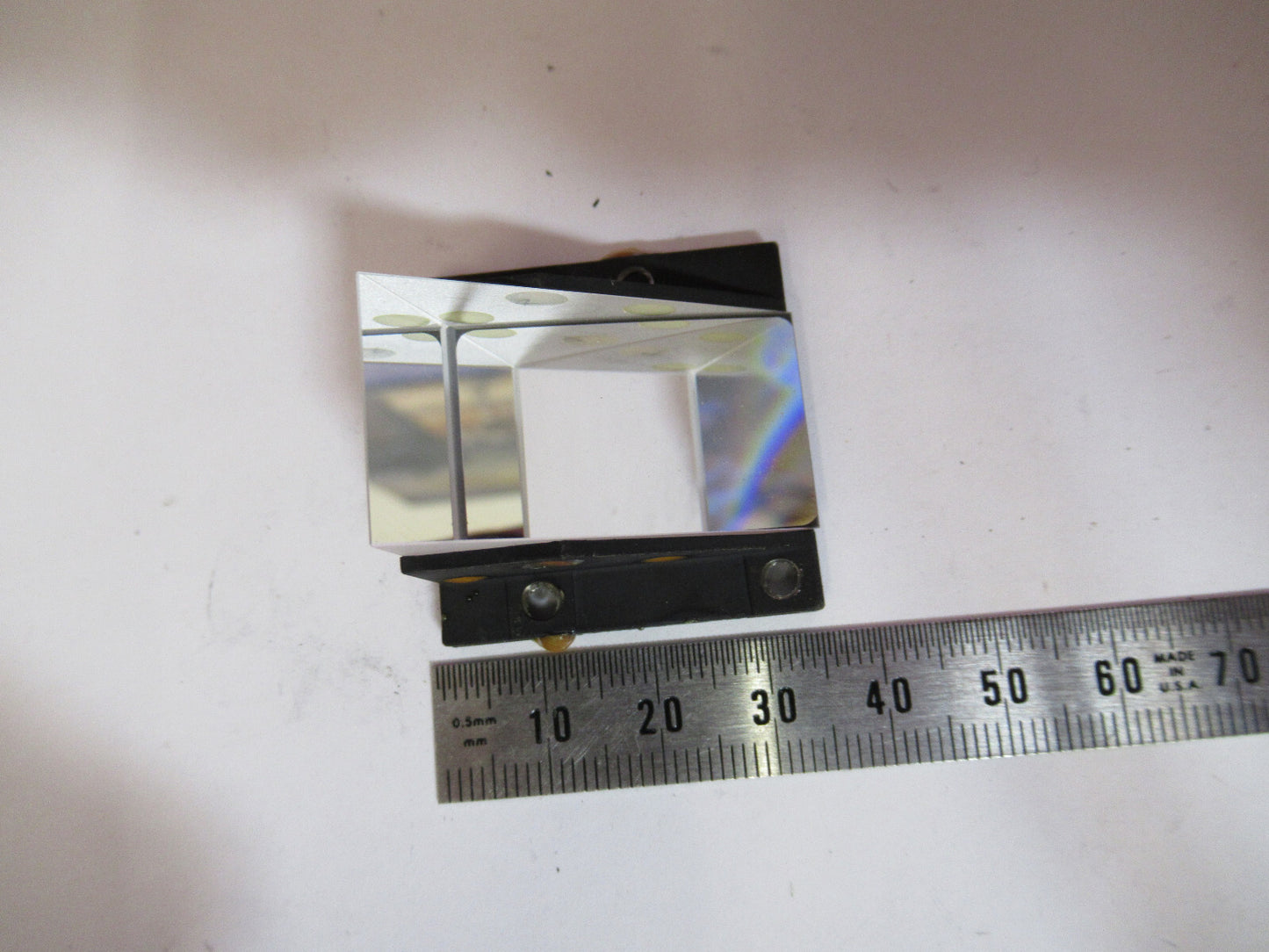 LEITZ WETZLAR GERMANY GLASS PRISM HEAD MICROSCOPE PART AS PICTURED  T1-A-52