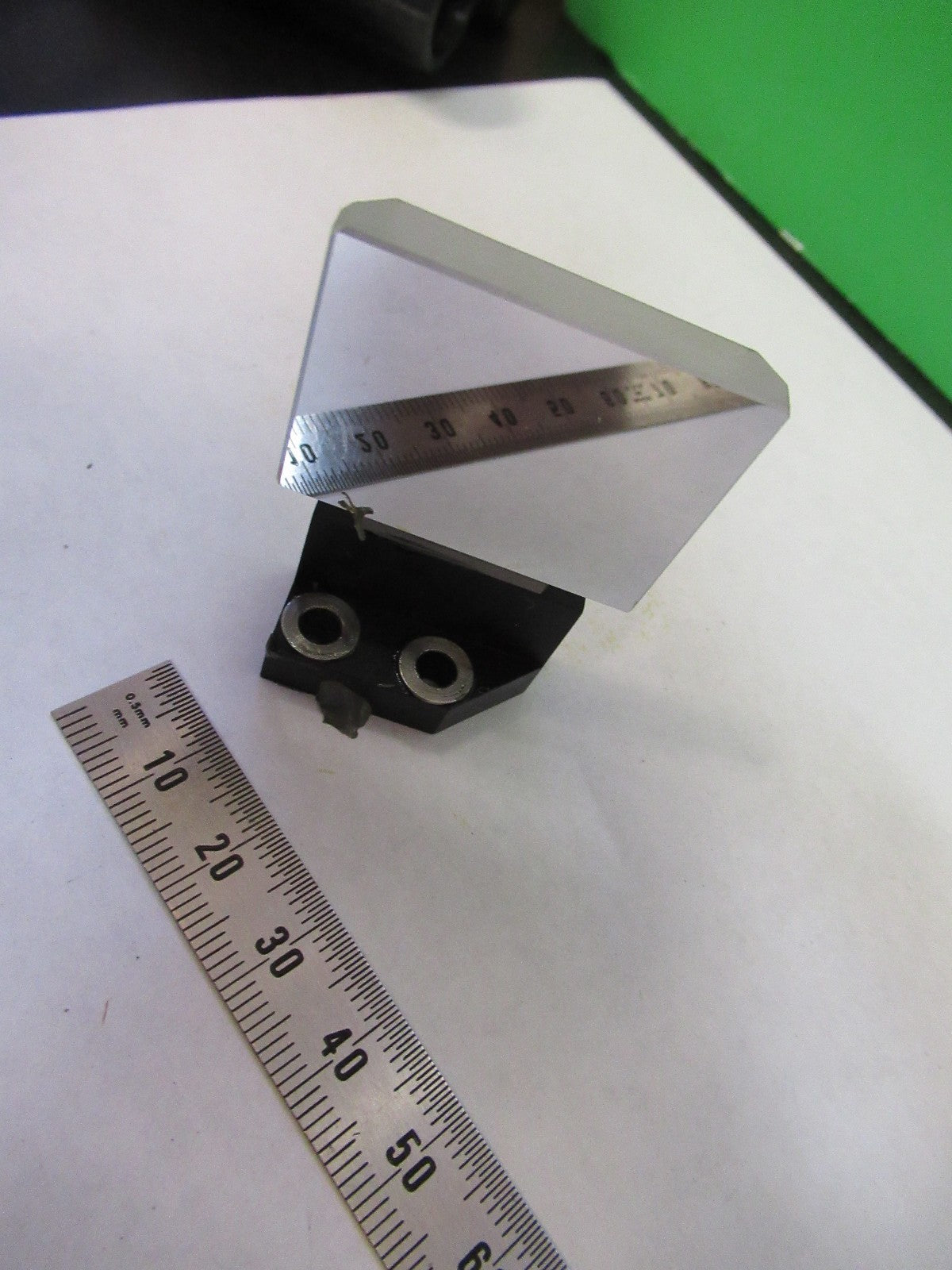 ZEISS GERMANY FLAT MIRROR OPTICS MICROSCOPE PART AS PICTURED U8-B-26