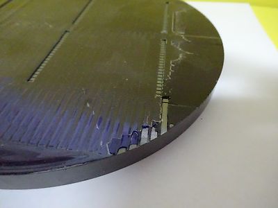 SILICON CARBIDE THICK WAFER SUBSTRATE USABLE AND HEAVY AS IS  P9-07