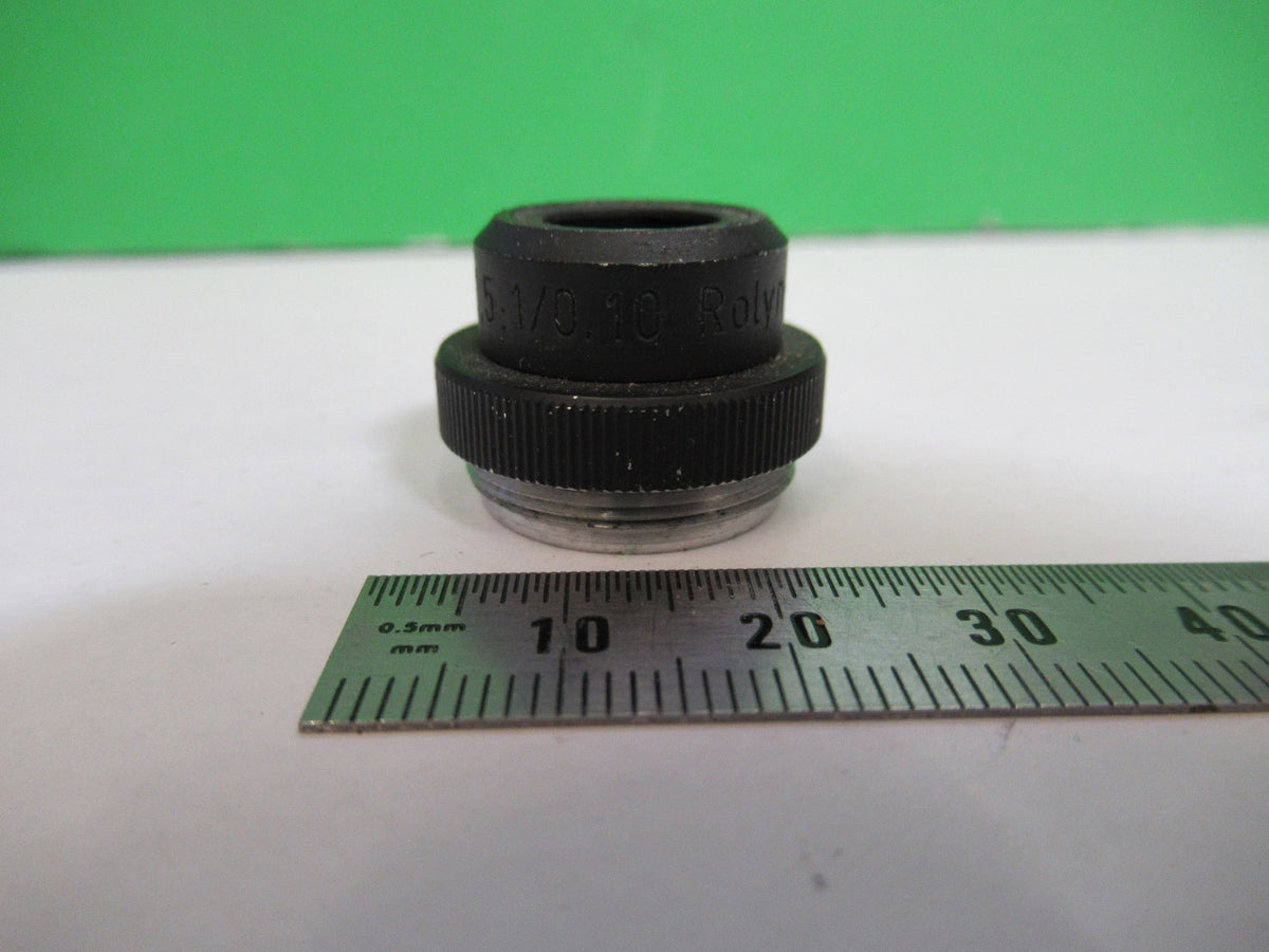 ROLYN GERMANY OBJECTIVE 2.5X LENS  MICROSCOPE PART AS PICTURED T5-A-91