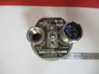 FOR PARTS TRANSMITTER 418- 01114 AIRCRAFT PRESSURE OIL AS PICTURED &100-A-35