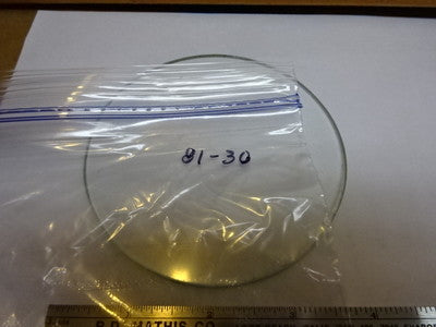MIKROSKOPTEIL RUNDE GLASBÜHNE PROBENOPTIK WIE BESEHEN #81-30