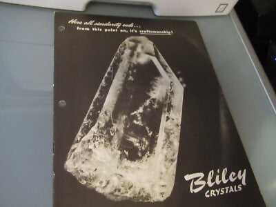 Vintage Brochure Bliley Electric Co. Quartz Crystal Frequency Control #36 AS Picture