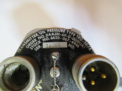 Bendix TRU-66/A Transmitter Pressure 418-00044 Nsn Aircraft Part AS Pic