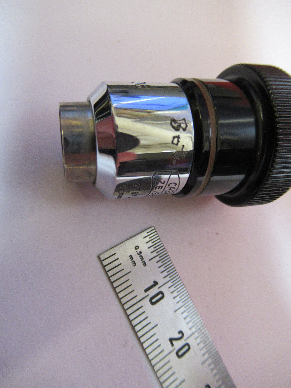 ZEISS GERMANY 2.5X /160 OBJECTIVE MICROSCOPE PART AS PICTURED F8-C-28
