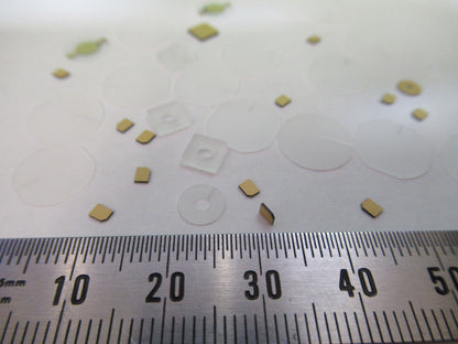 Lot Blanks Piezoelectric Quartz Crystal X-y-cut Gold Coated Piezo Sensor