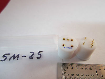 LOT 2 EA TEFLON AUGAT SOCKET FOR T0-8 COMPONENTS BIN#5M-25
