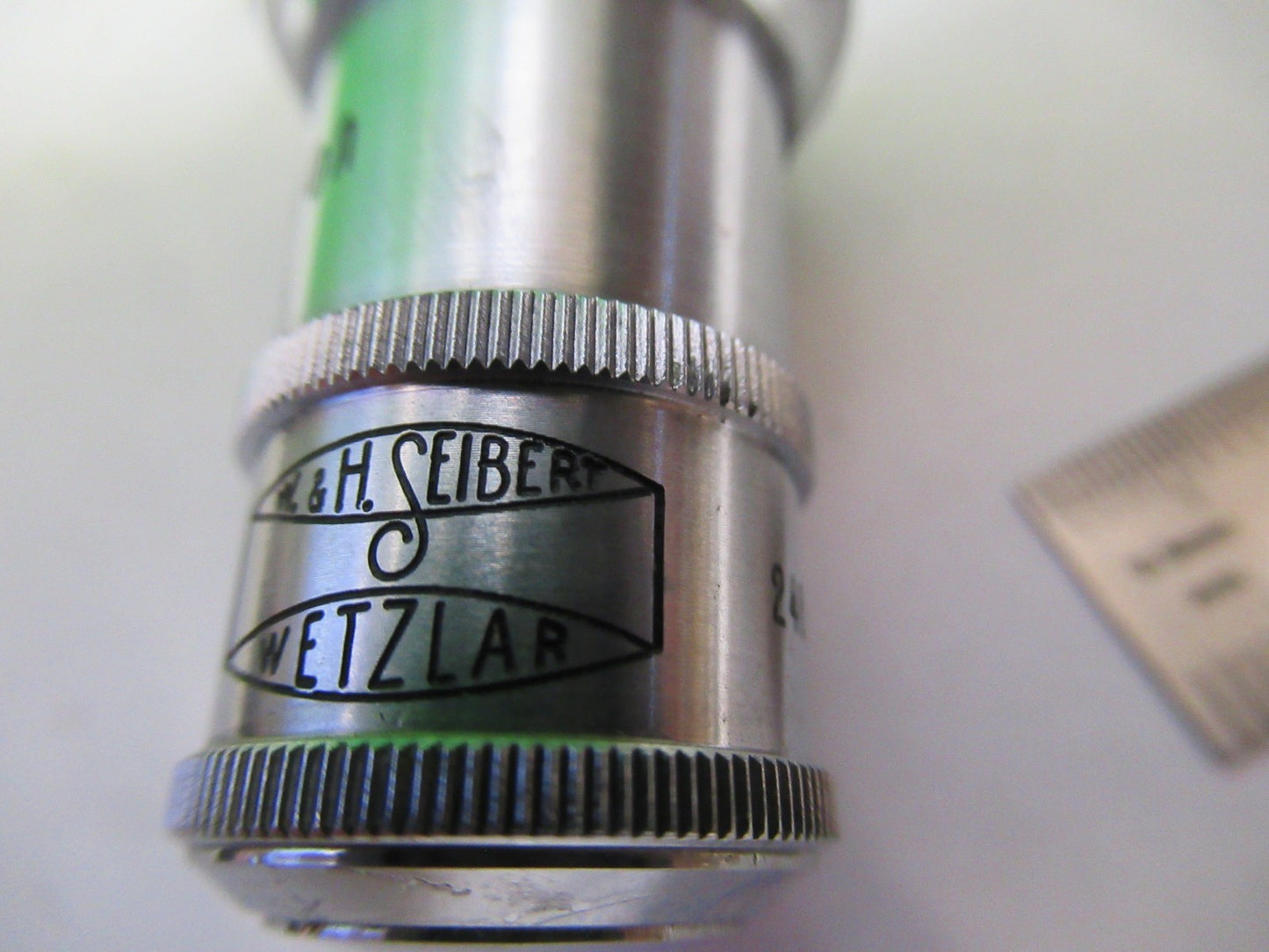 SEIBERT WETZLAR 100X GERMANY OBJECTIVE LENS MICROSCOPE PART AS PICTURED U9-A-18