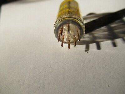 ANTIQUE QUARTZ RADIO CRYSTAL NARVA GLASS HOLDER FREQUENCY CONTROL #F4-A-79