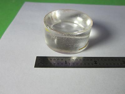 Optical PlanO Concave Lens chipped on edge Mil Spec Laser Optics