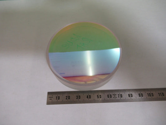 OPTICAL FLAT 532nm COATED FUSED SILICA PRO ZYGO LASER OPTICS AS PICTURED 98-A-07