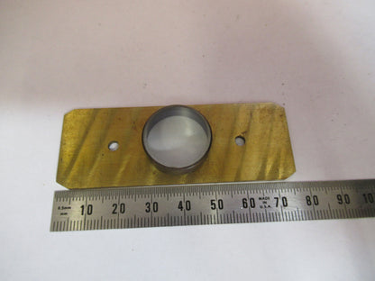ANTIQUE BRASS COMPRESSORIUM STAGE LONDON MICROSCOPE PART AS PICTURED F8-A-40