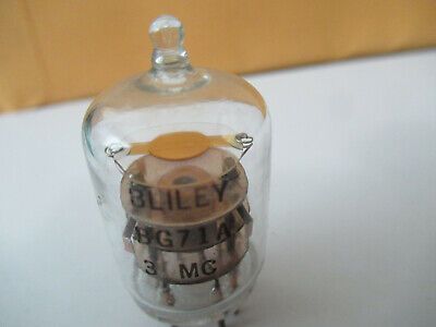 RARE QUARTZ CRYSTAL RESONATOR FREQUENCY 3 MHz BLILEY BG71A GLASS PACKAGE F2-A-76