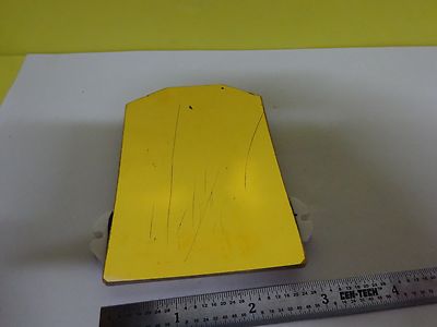 Optical Gold Plated Mirror [scratched] Laser Optics AS IS