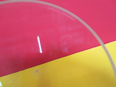 Optical BK7 Glass [coating stained] 4.25" Dia