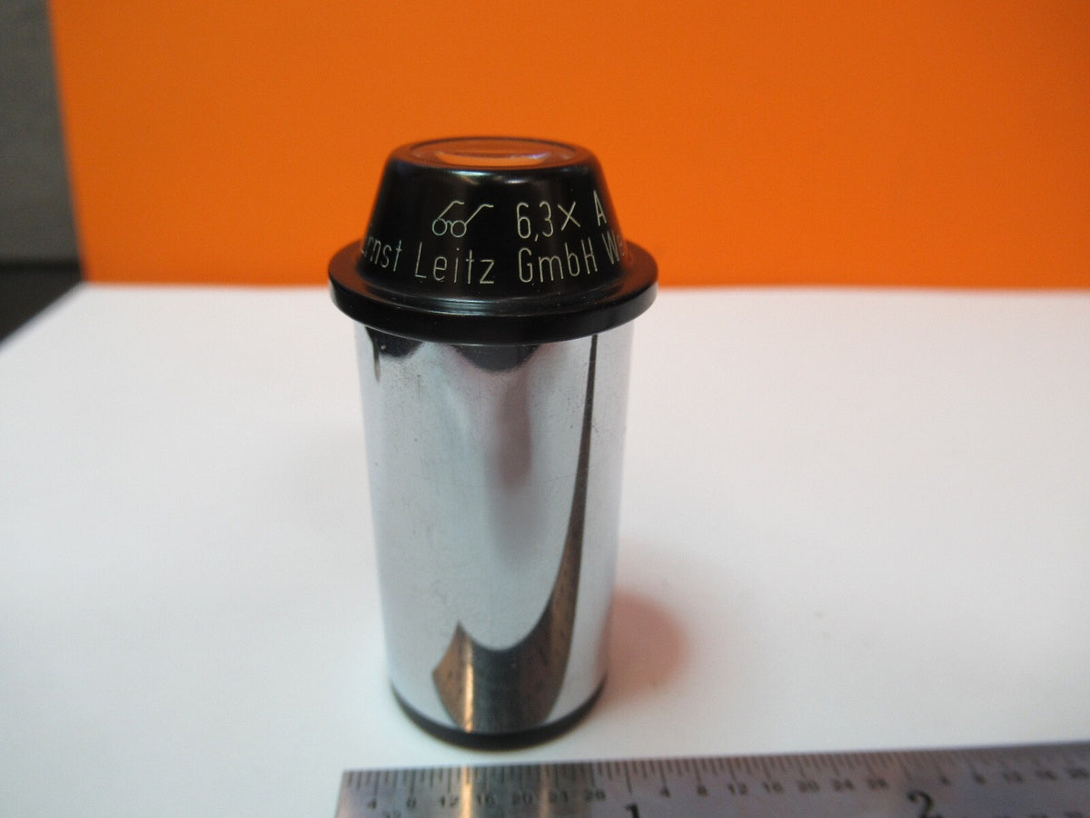 RARE ERNST LEITZ EYEPIECE 6.3X OPTICS MICROSCOPE PART AS PICTURED &A2-A-10