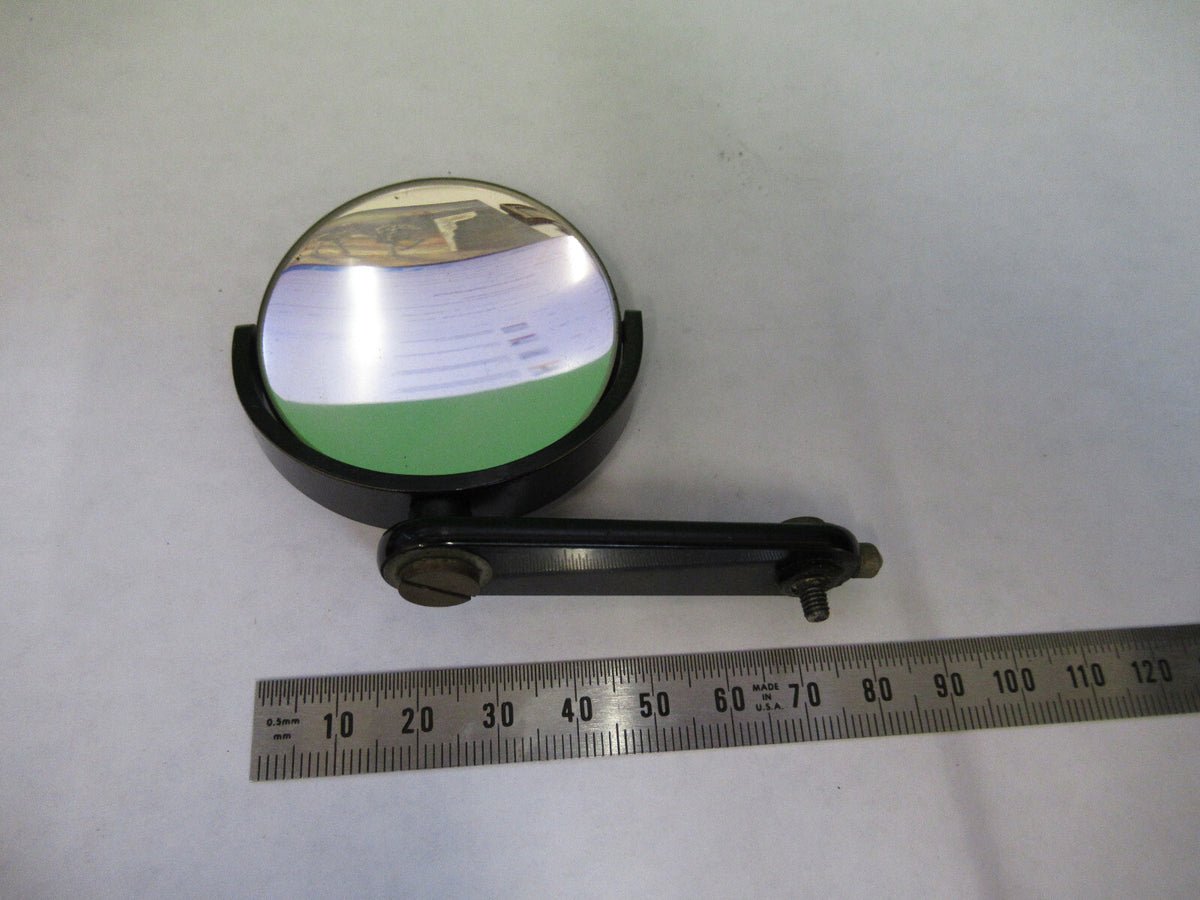 ANTIQUE BAUSCH LOMB MIRROR ASSEMBLY MICROSCOPE PART OPTICS AS PICTURED S1-B-09
