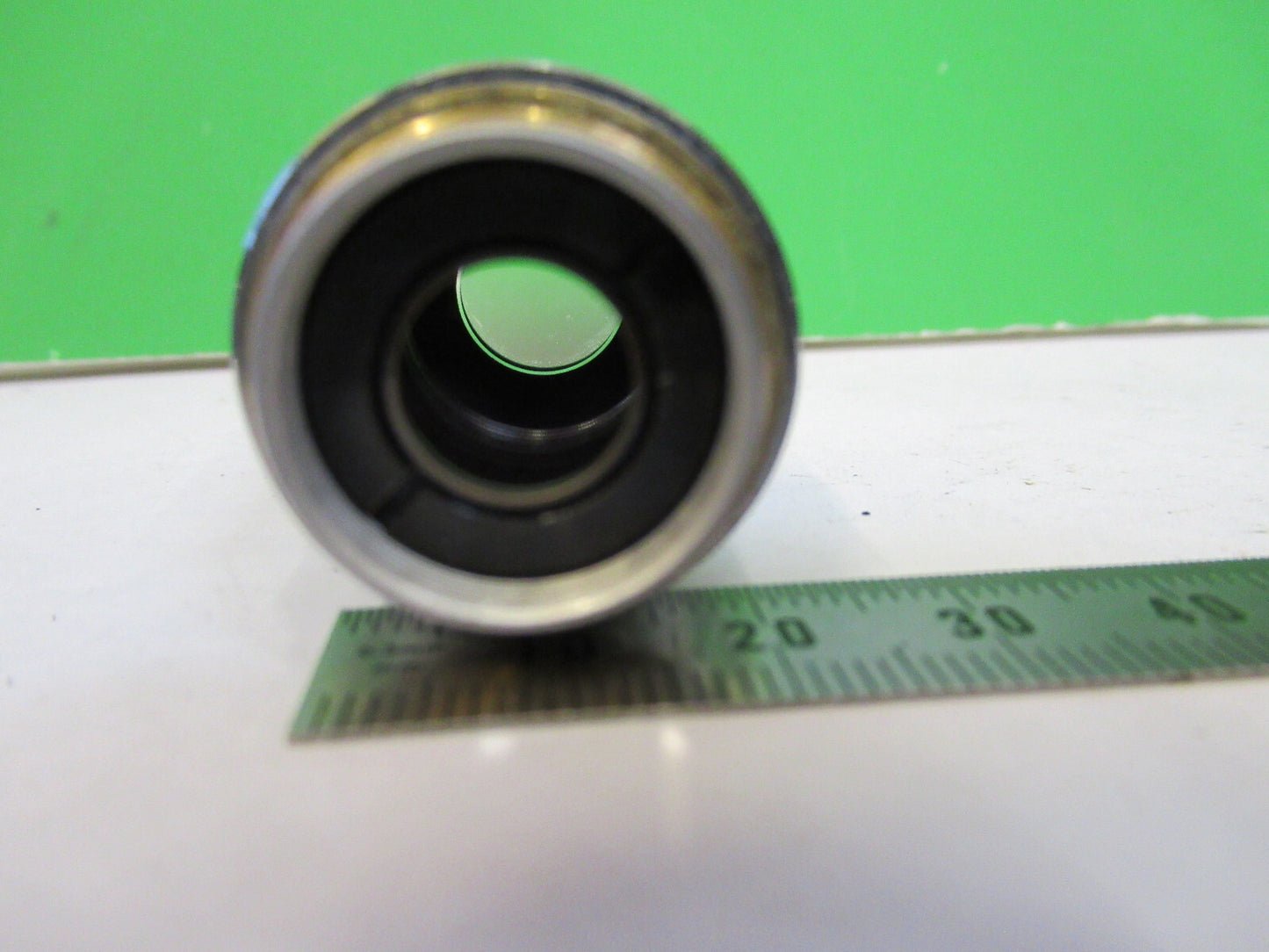 LEITZ wetzlar GERMANY OBJECTIVE MICROSCOPE PART 4X  /170 AS PICTURED X2-A-38