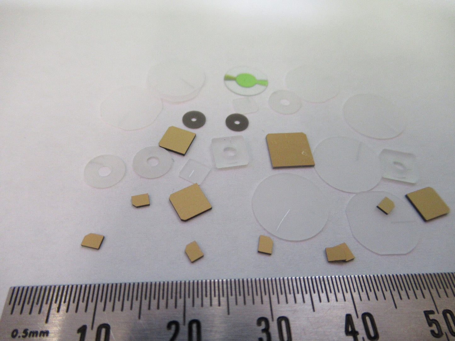 Lot Blanks Piezoelectric Quartz Crystal X-y-cut Gold Coated Piezo Sensor