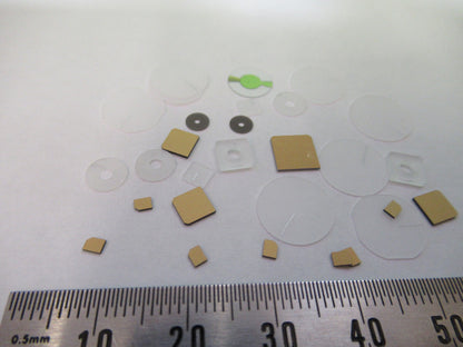 Lot Blanks Piezoelectric Quartz Crystal X-y-cut Gold Coated Piezo Sensor