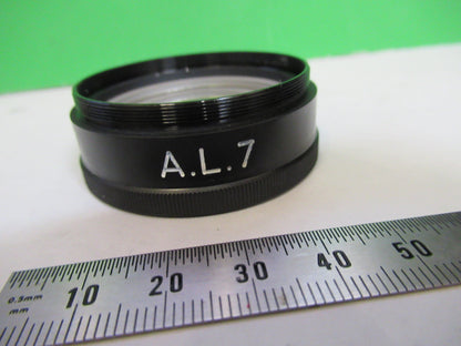 NIKON JAPAN OPTICS STEREO OBJECTIVE A.L.7 MICROSCOPE PART AS PICTURED S1-B-106