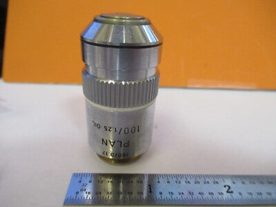 Ernst Leitz Germany Objective 100X /160 Microscope Part Optics