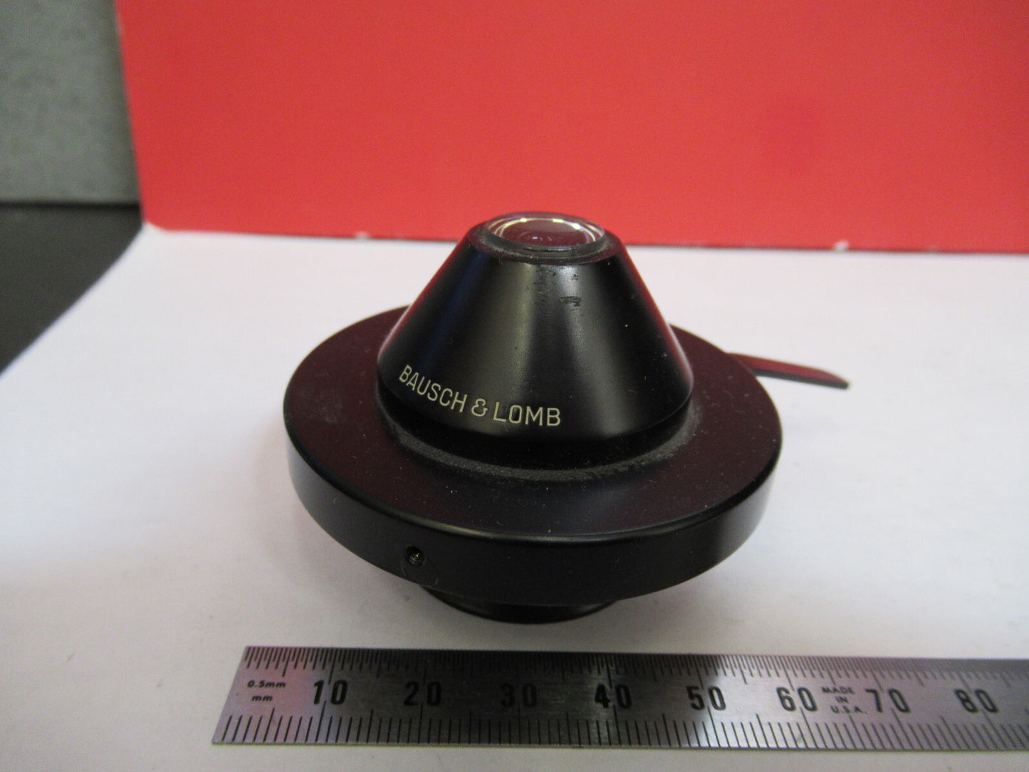 BAUSCH LOMB CONDENSER + IRIS OPTICS MICROSCOPE PART AS PICTURED S3-B-12