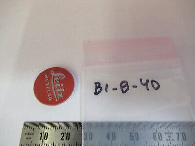 LEITZ WETZLAR GERMANY ALUMINUM LOGO MICROSCOPE PART AS PICTURED &B1-B-40