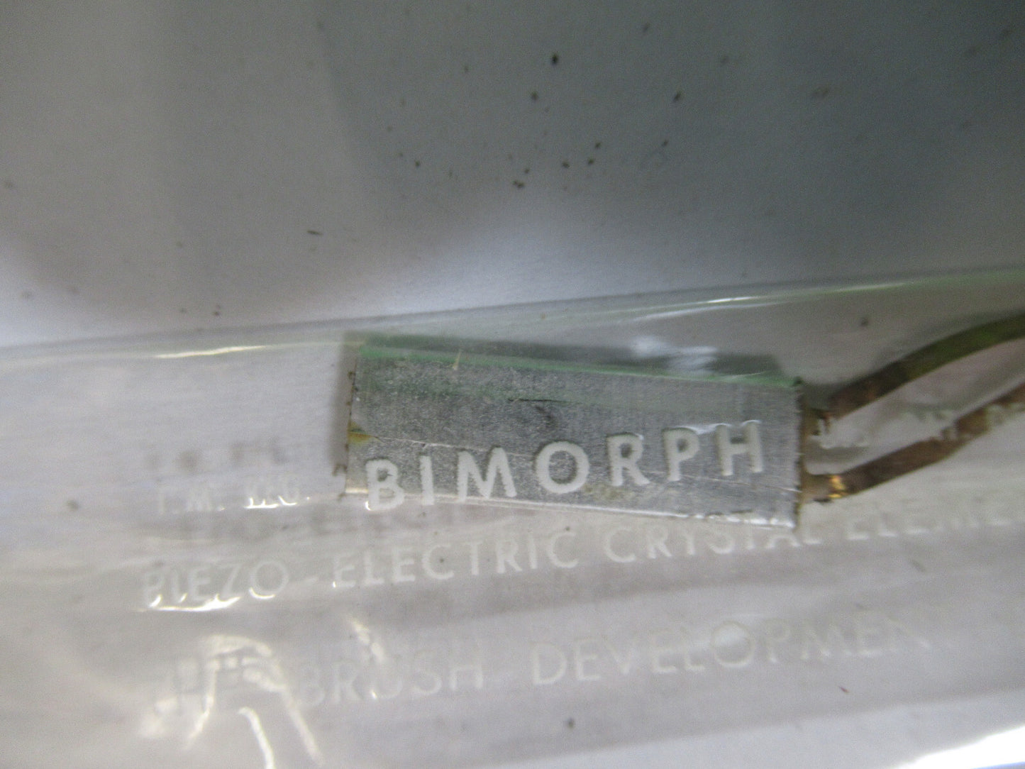 BRUSH BIMORPH PIEZO PIEZOELECTRIC PZT CERAMIC AS PICTURED &72-c-09