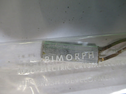 BRUSH BIMORPH PIEZO PIEZOELECTRIC PZT CERAMIC AS PICTURED &72-c-09