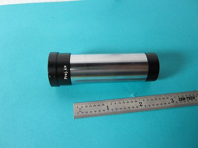 MICROSCOPE EYEPIECE LEITZ WETZLAR GERMANY PROJ 4X OPTICS BIN#E3-09