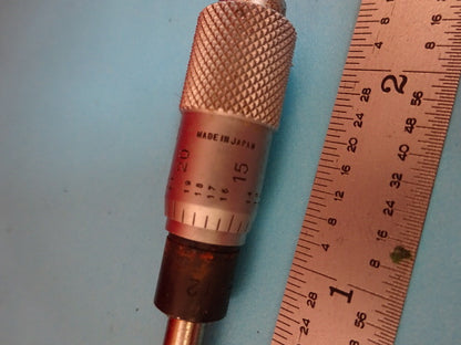 MITUTOYO MICROMETER PIECE POSITIONER MICROSCOPE PART &AD-A-06