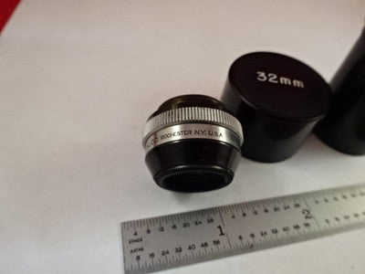 Microscope Part Tessar Bausch & Lomb Objective Lens 32 mm Optics