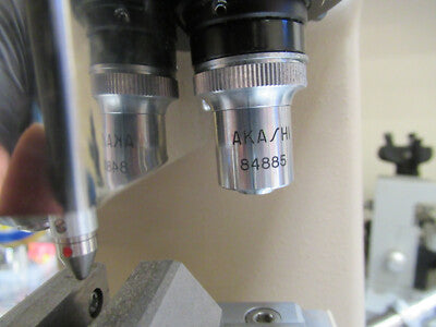 Akashi Mvk-e Hardness Tester Great Microscope Filar Optics Working Fine