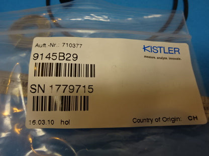 KISTLER SWISS MADE MINIATURE LOAD CELL 9145B29 FORCE WEIGHT SENSOR AS IS #90-55