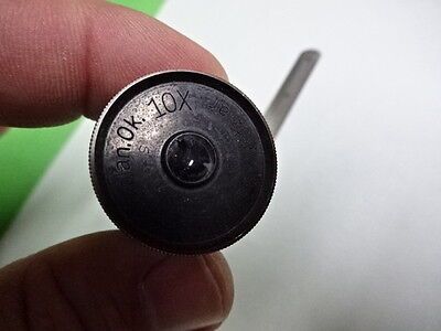 MICROSCOPE PART EYEPIECE LEITZ WETZLAR GERMANY 10X OPTICS AS IS B#4-DT-A-5