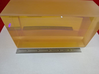 HUGE ZERODUR BLOCK OPTICAL DICHROIC MIRROR VERY NICE OPTICS AS PICTURED &Z8-01