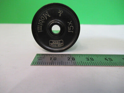 Antique Carl Zeiss AG 15X Germany Lens Eyepiece Microscope Part