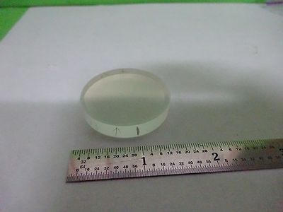 OPTICAL COATED FLAT LENS LASER OPTICS AS IS BIN#11-A-33